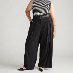 Like New Universal Standard Cooling Cupro Wide Leg Pant, Size 3XS